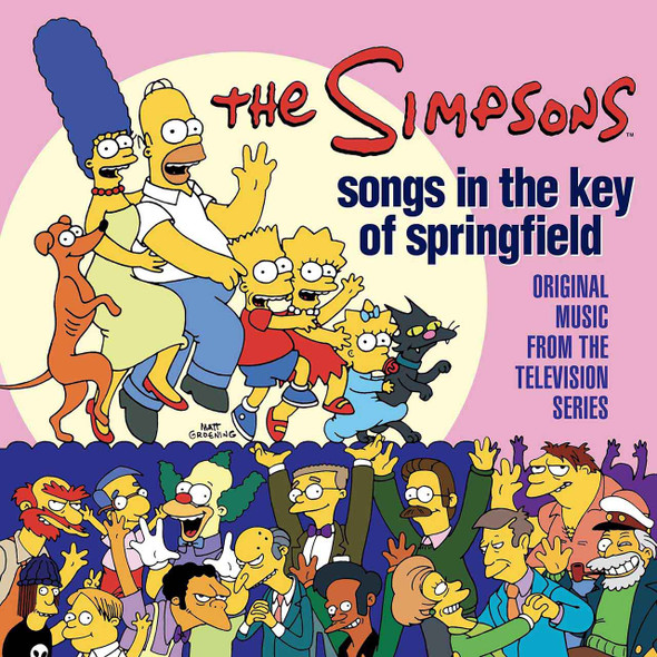 The Simpsons - Songs in the Key of Springfield (Original Music from the Television Series) Vinyl Record Album Art