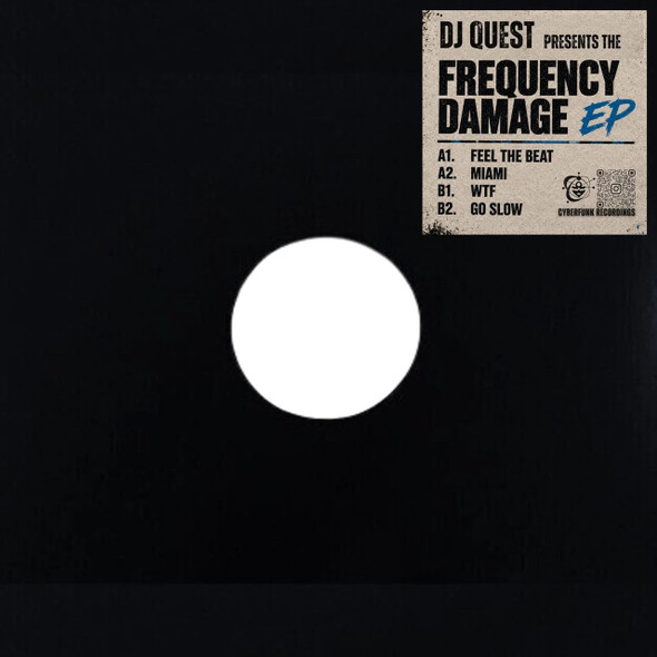 DJ Quest - Frequency Damage Vinyl Record Album Art