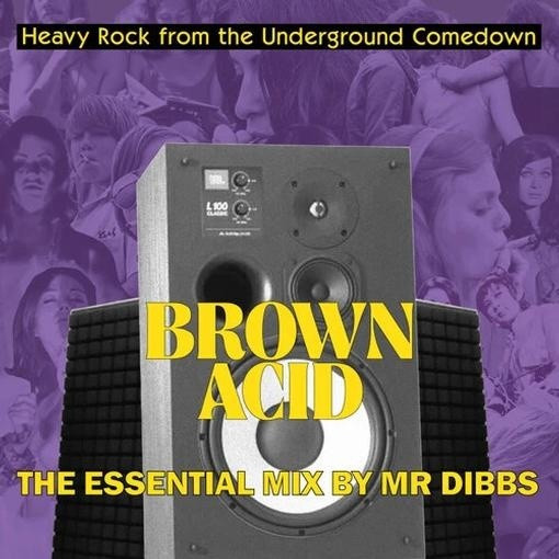 Various Artists - Brown Acid 'The Essential Mix' By Mr. Dibbs Vinyl Record Album Art
