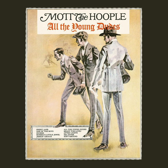 Mott The Hoople - All The Young Dudes Vinyl Record Album Art