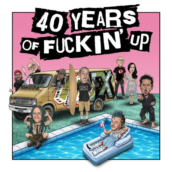 Nofx - 40 Years Of Fuckin' Up: Soundtrack Vinyl Record Album Art