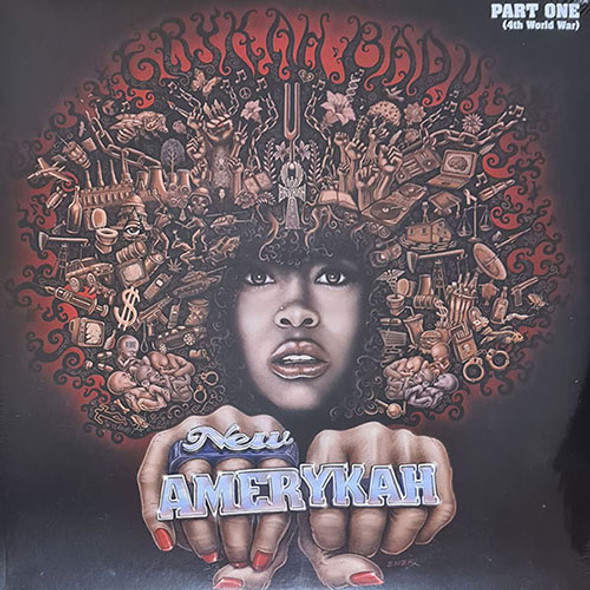 Erykah Badu - New Amerykah: Part One (4th World War) Vinyl Record Album Art