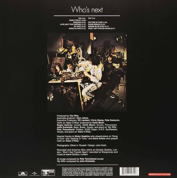 Picture of Who's Next Vinyl Record