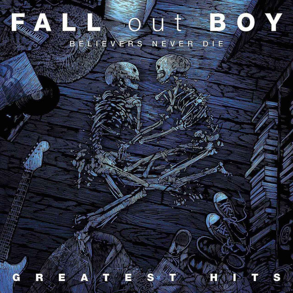 Fall Out Boy - Believers Never Die - Greatest Hits Vinyl Record Album Art