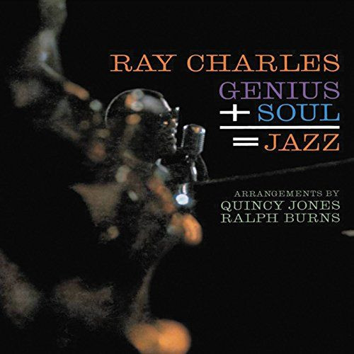 Ray Charles - Genius + Soul = Jazz Vinyl Record Album Art