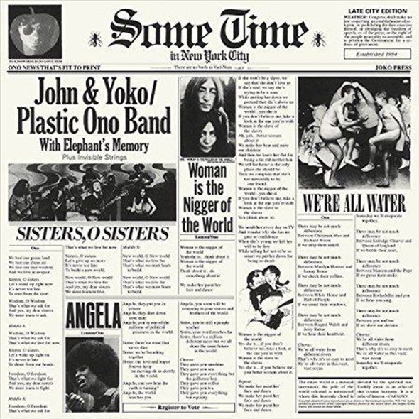 John Lennon - Some Time In New York City Vinyl Record Album Art John Lennon - Some Time In New York City Vinyl Record Album Art