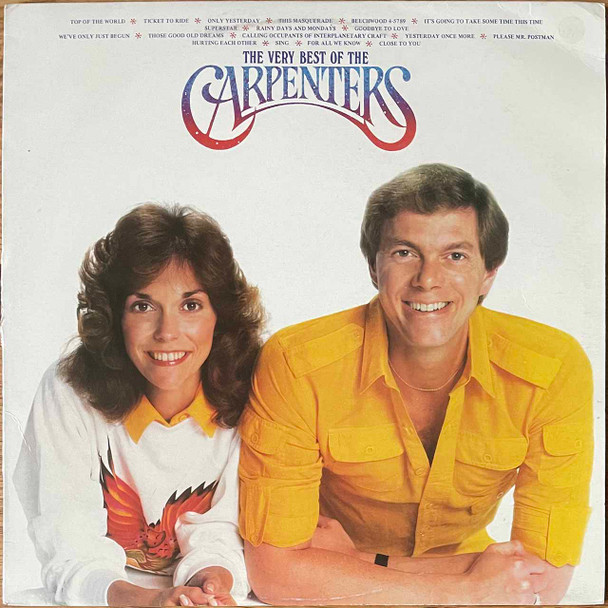 The vinyl record album artwork of Carpenters's The Very Best Of The Carpenters LP