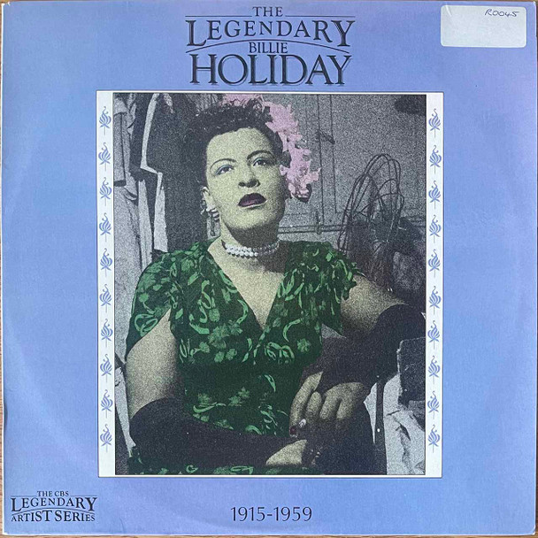 Actual image of the vinyl record album artwork of Billie Holiday's The Legendary Billie Holiday LP - taken in our record store