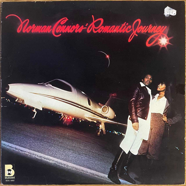 Actual image of the vinyl record album artwork of Norman Connors's Romantic Journey LP - taken in our record store