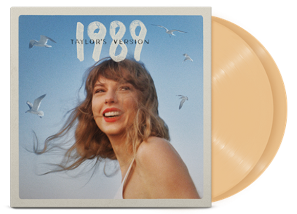 Taylor Swift - 1989 (Taylor's Version) Tangerine Vinyl Record Album Art