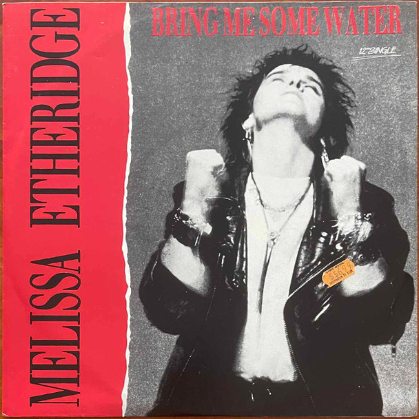 Actual image of the vinyl record album artwork of Melissa Etheridge's Bring Me Some Water LP - taken in our Melbourne record store