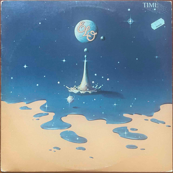 Actual image of the vinyl record album artwork of ELO's Time LP - taken in our Melbourne record store