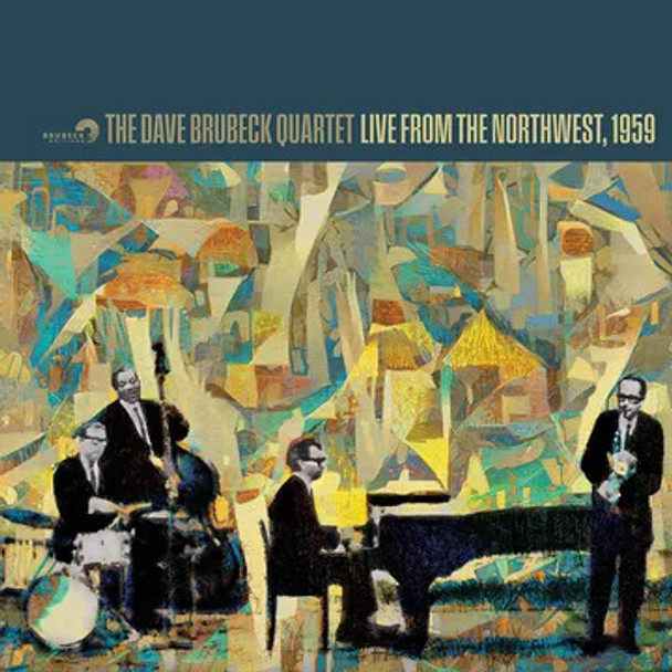 The Dave Brubeck Quartet - Live From The Northwest, 1959 Vinyl Record Album Art
