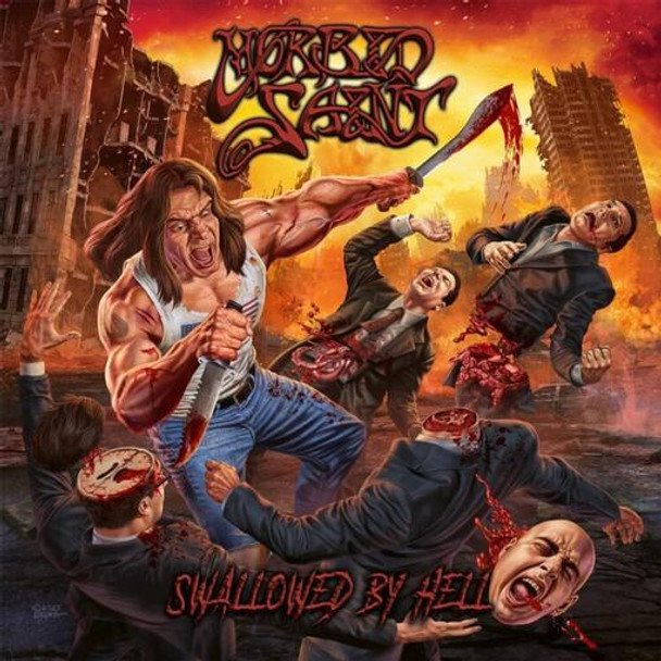 Morbid Saint - Swallowed By Hell Vinyl Record Album Art