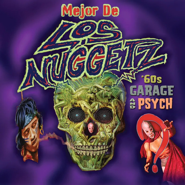 Picture of the Record Store Day Australia 2024 release, Various - Los Nuggetz: Garage & Psyche From Latin America (Magenta Red Vinyl) Vinyl Record Album Art