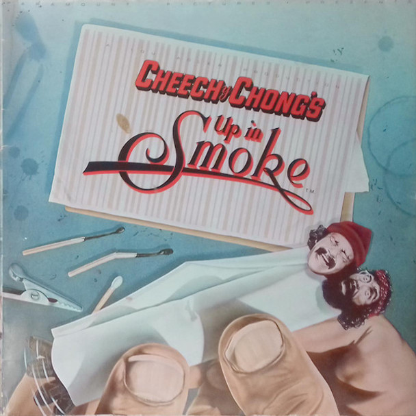 Picture of the Record Store Day Australia 2024 release, Cheech & Chong - Up In Smoke Vinyl Record Album Art