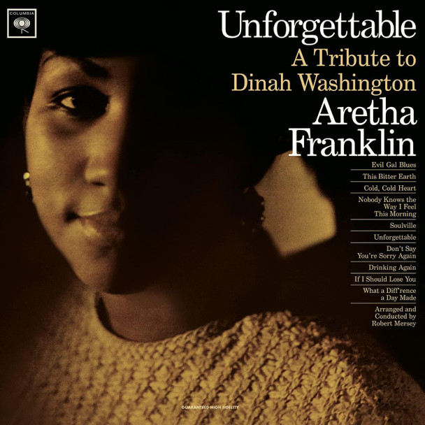 Aretha Franklin - Unforgettable (A Tribute To Dinah Washington) Vinyl Record Album Art