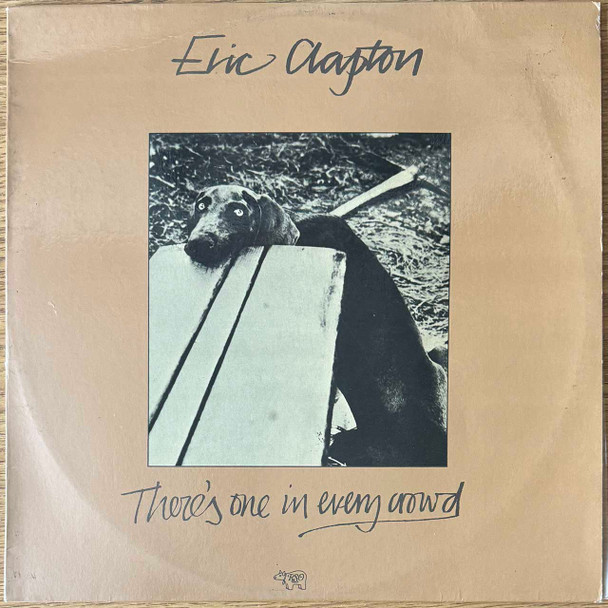 Actual image of the vinyl record album artwork of Eric Clapton's There's One In Every Crowd LP - taken in our Melbourne record store