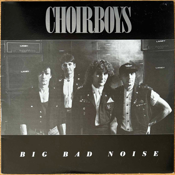 Actual image of the vinyl record album artwork of Choirboys's Big Bad Noise LP - taken in our Melbourne record store