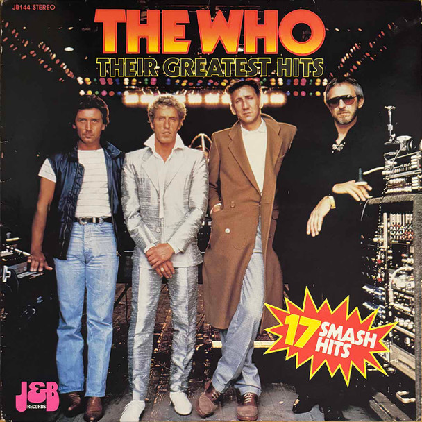 Actual image of the vinyl record album artwork of The Who's Their Greatest Hits LP - taken in our Melbourne record store