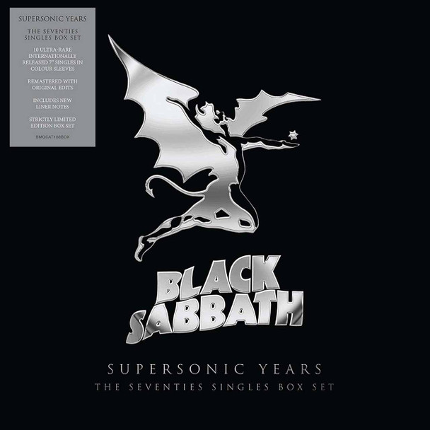 Black Sabbath - Supersonic Years: The Seventies Singles Box Set Vinyl Record Album Art