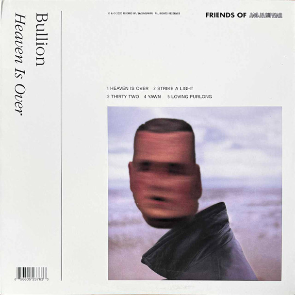 Actual image of the vinyl record album artwork of Bullion's Heaven Is Over LP - taken in our Melbourne record store