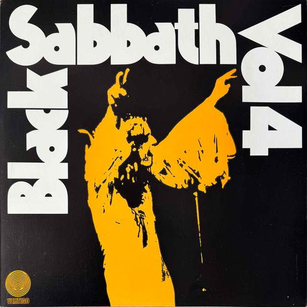 Actual image of the vinyl record album artwork of Black Sabbath's Black Sabbath Vol 4 LP - taken in our Melbourne record store