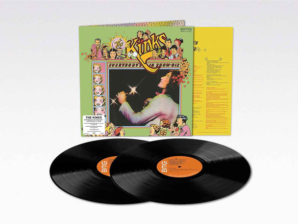 The Kinks - Everybody's In Showbiz - Everybody's A Star Vinyl Record Album Art