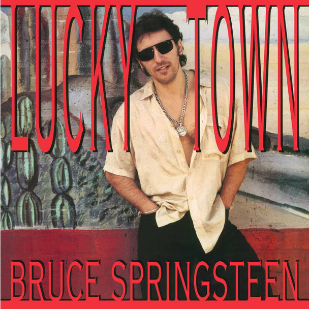 Bruce Springsteen - Lucky Town Vinyl Record Album Art