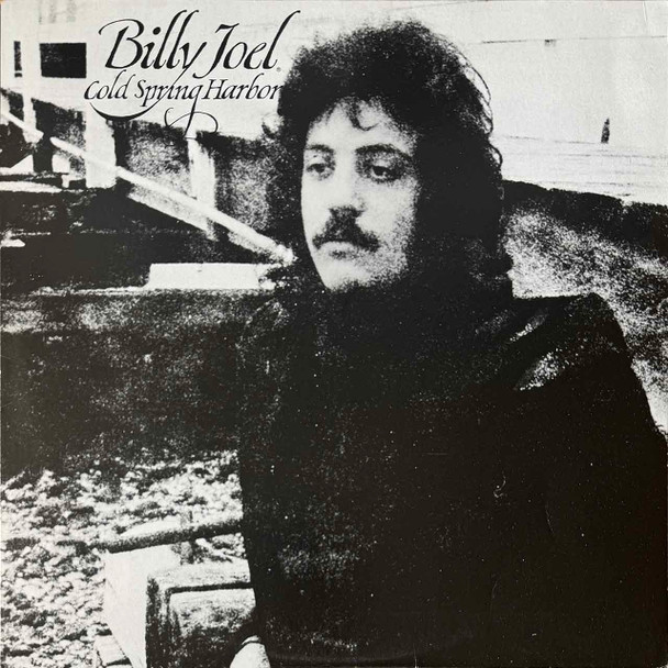 Actual image of the vinyl record album artwork of Billy Joel's Cold Spring Harbor LP - taken in our Melbourne record store