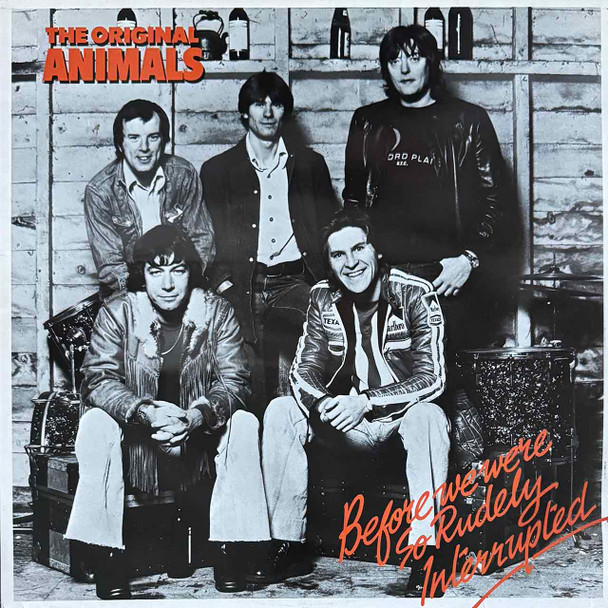 Actual image of the vinyl record album artwork of The Original Animals's Before We Were So Rudely Interrupted LP - taken in our Melbourne record store