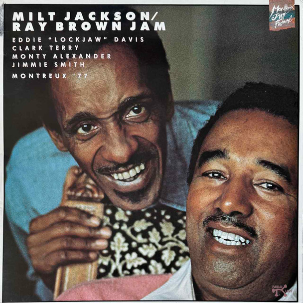 Actual image of the vinyl record album artwork of Milt Jackson & Ray Brown's Montreux '77 LP - taken in our Melbourne record store