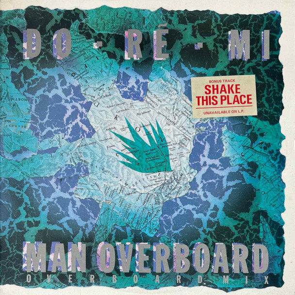 Actual image of the vinyl record album artwork of Do-Ré-Mi's Man Overboard LP - taken in our Melbourne record store