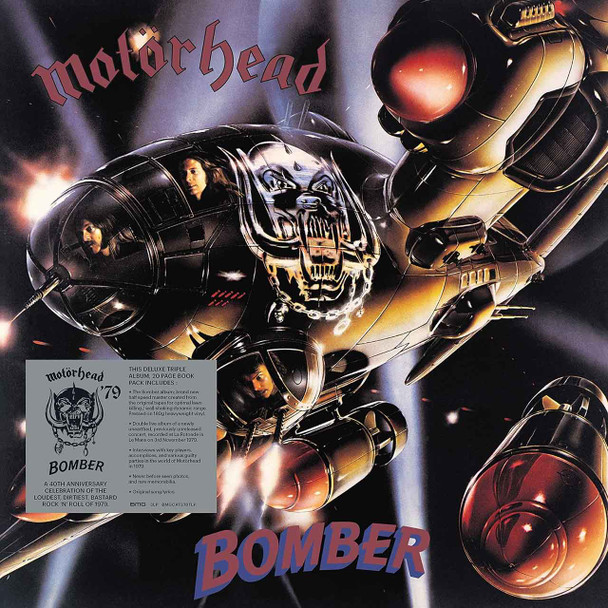 Motorhead - Bomber (3LP) vinyl record album art