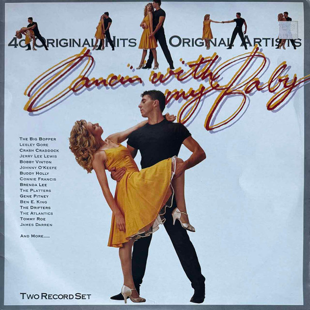 Actual image of the vinyl record album artwork of Various's Dancin' With My Baby LP - taken in our Melbourne record store