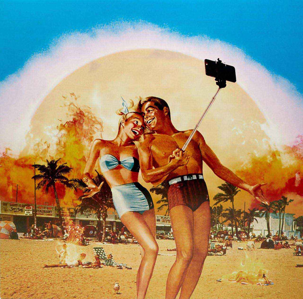 Hey Geronimo - Crashing Into The Sun Vinyl Record Album Art