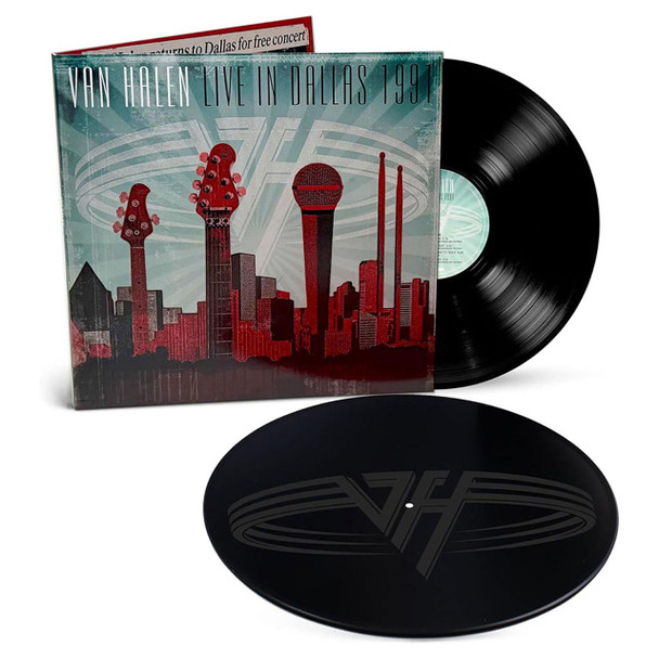 Van Halen - Live In Dallas 1991 Vinyl Record Album Art