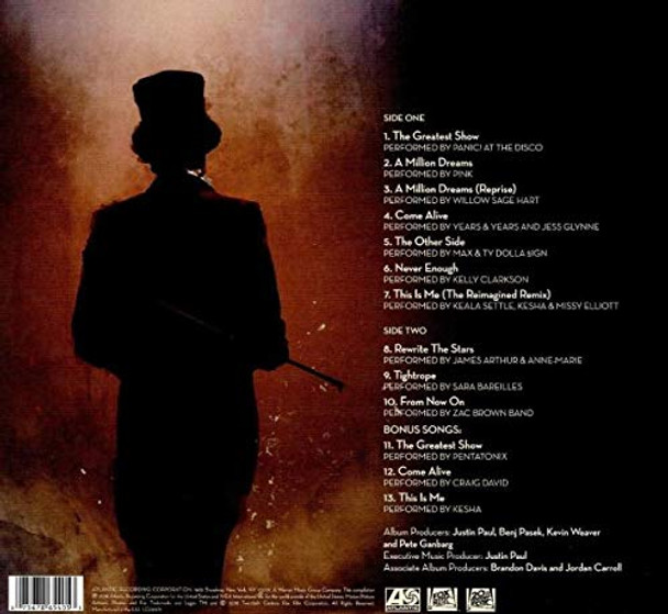 Picture of The Greatest Showman Reimagined Vinyl Record Picture of The Greatest Showman Reimagined Vinyl Record