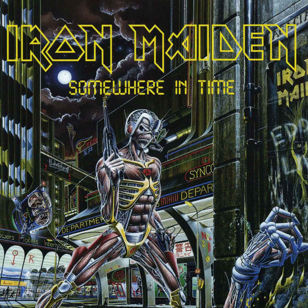 Iron Maiden - Somewhere In Time Vinyl Record Album Art