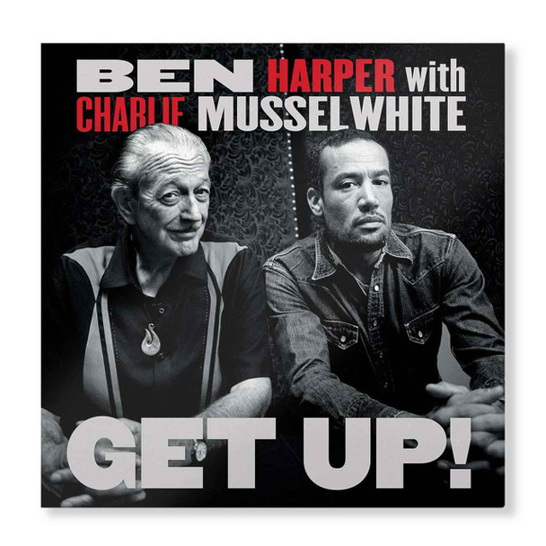 Ben Harper With Charlie Musselwhite - Get Up! Vinyl Record Album Art Ben Harper With Charlie Musselwhite - Get Up! Vinyl Record Album Art