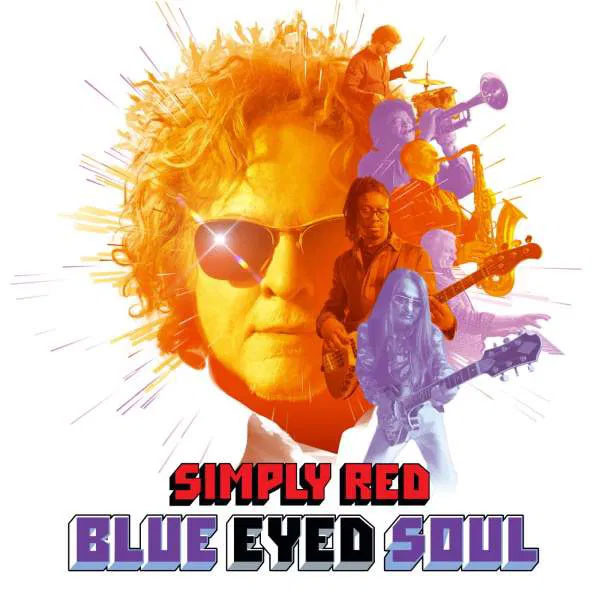 Simply Red - Blue Eyed Soul Vinyl Record Album Art