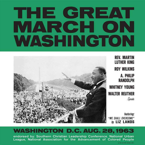 Various - The Great March On Washington Vinyl Record Album Art