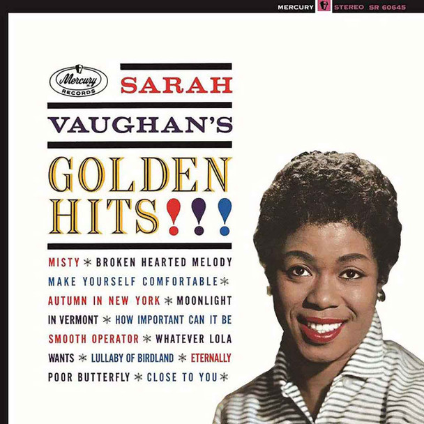Sarah Vaughan - Sarah Vaughan's Golden Hits Vinyl Record Album Art