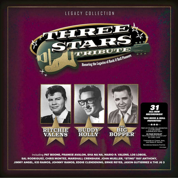 Pat Boone - Three Stars Tribute Vinyl Record Album Art