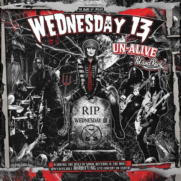 Wednesday 13 - Un-Alive From Pol'And'Rock 2025 Vinyl Record Album Art