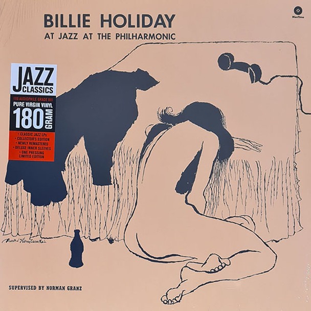 Billie Holiday - At Jazz At The Philharmonic/+ 4 Bonus Tracks Vinyl Record Album Art