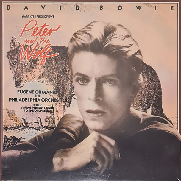 David Bowie, Eugene Ormandy, The Philadelphia Orchestra - Peter And The Wolf / Young Person's Guide To The Orchestra Vinyl Record Album Art