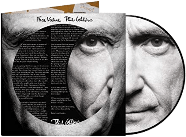 Phil Collins - Face Value Vinyl Record Album Art