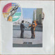 The vinyl record album artwork of Pink Floyd's Wish You Were Here LP