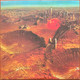 Actual image of the vinyl record album artwork of Midnight Oil's Red Sails In The Sunset LP - taken in our Melbourne record store